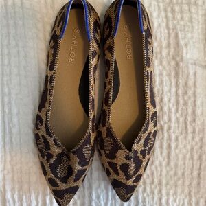 Rothy's Brown and Tan Patterned Women's Flats